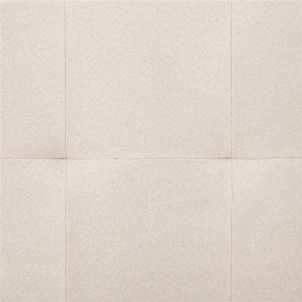 Grote foto slaapbank met twee kussens polyester cr me huis en inrichting bankstellen