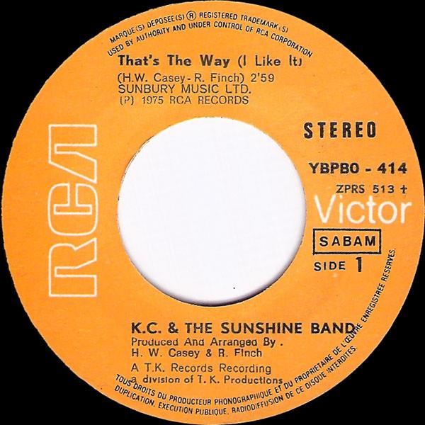 Grote foto kc the sunshine band that the way i like it muziek en instrumenten platen elpees singles