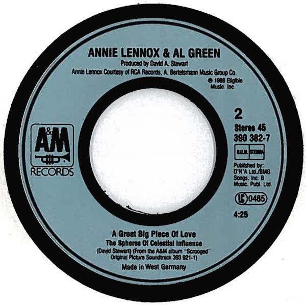 Grote foto annie lennox al green put a little love in your heart muziek en instrumenten platen elpees singles