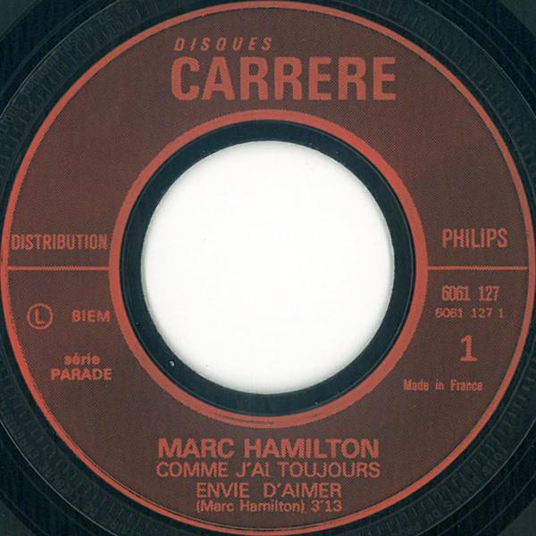 Grote foto marc hamilton comme j ai toujours envie d aimer muziek en instrumenten platen elpees singles