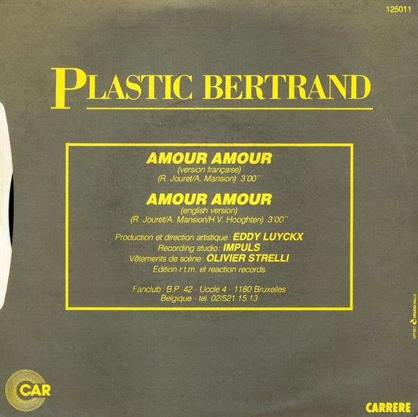 Grote foto plastic bertrand amour amour muziek en instrumenten platen elpees singles