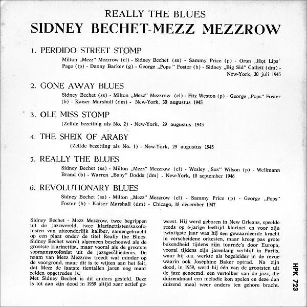 Grote foto sidney bechet mezz mezzrow really the blues muziek en instrumenten platen elpees singles