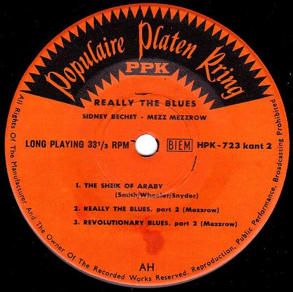 Grote foto sidney bechet mezz mezzrow really the blues muziek en instrumenten platen elpees singles