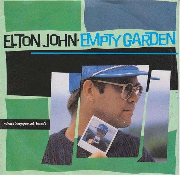 Grote foto elton john empty garden muziek en instrumenten platen elpees singles