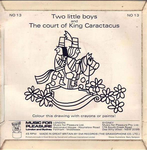Grote foto unknown artist two little boys the court of king caractacus muziek en instrumenten platen elpees singles
