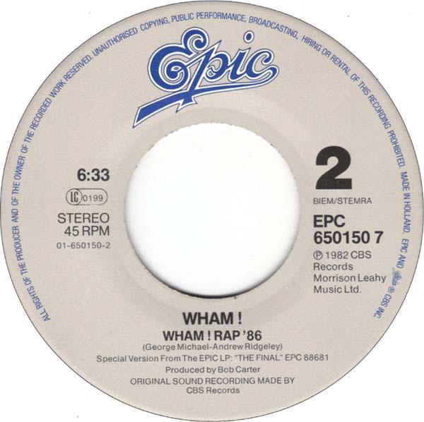 Grote foto wham where did your heart go muziek en instrumenten platen elpees singles