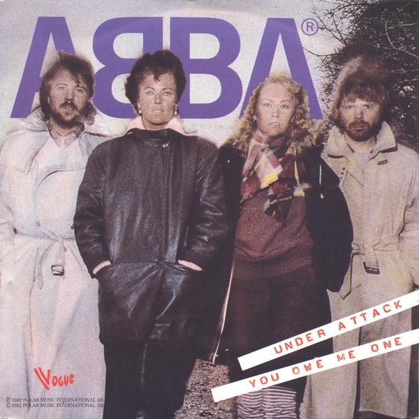 Grote foto abba under attack you owe me one muziek en instrumenten platen elpees singles