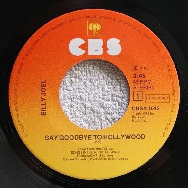 Grote foto billy joel say goodbye to hollywood muziek en instrumenten platen elpees singles