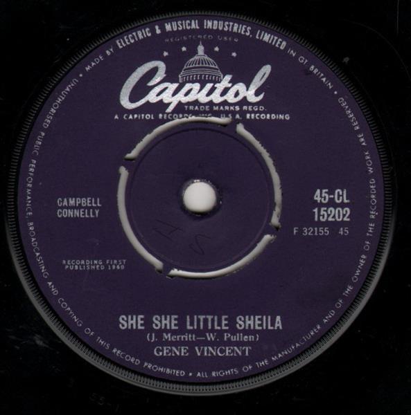 Grote foto gene vincent she she little sheila muziek en instrumenten platen elpees singles