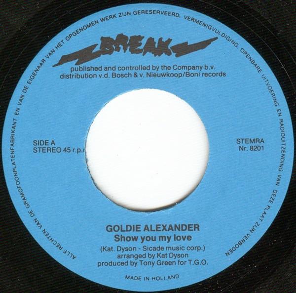 Grote foto goldie alexander show you my love muziek en instrumenten platen elpees singles