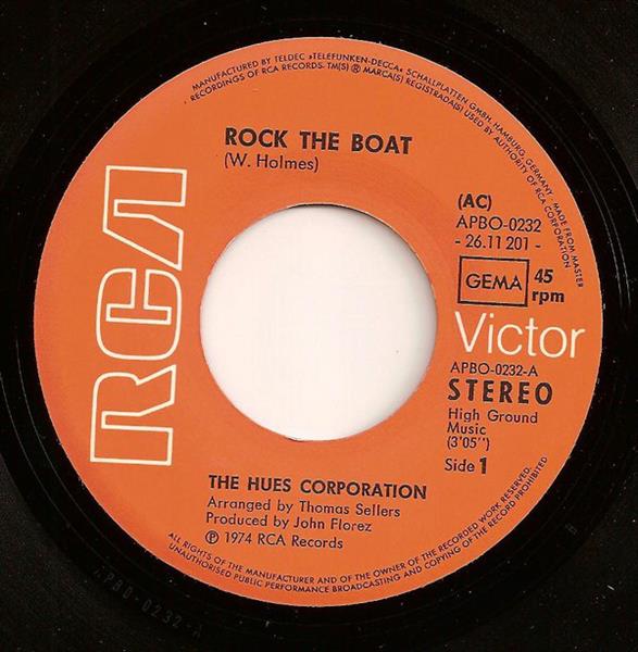 Grote foto the hues corporation rock the boat muziek en instrumenten platen elpees singles
