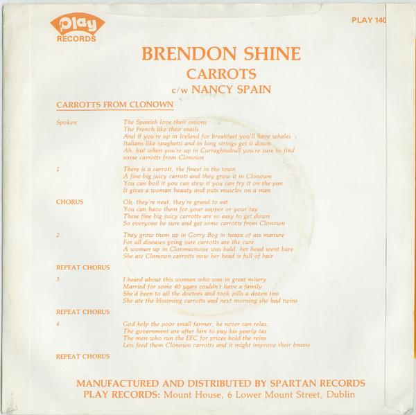 Grote foto brendan shine carrots muziek en instrumenten platen elpees singles