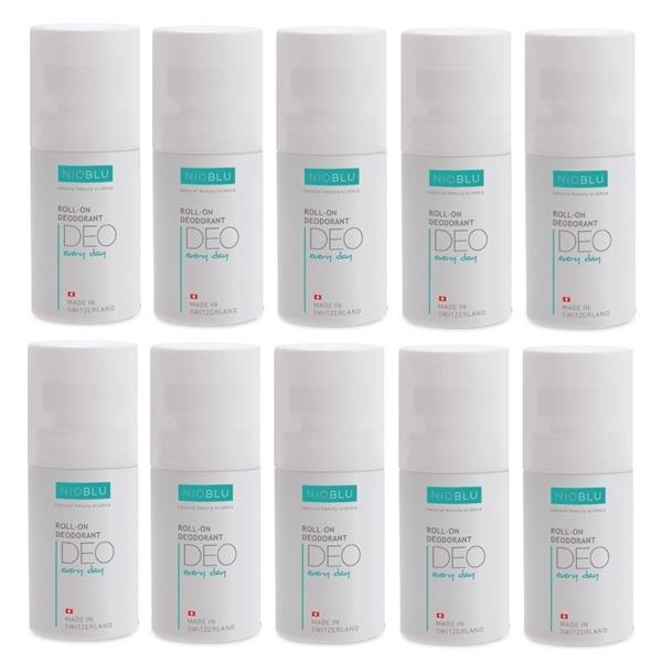 Grote foto nioblu 10x anti perspirant deodorant groen beauty en gezondheid lichaamsverzorging