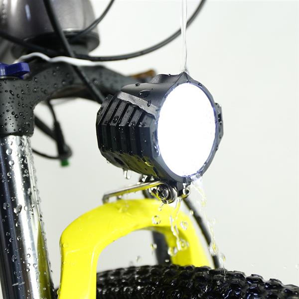 Grote foto elektrische fiets led koplamp 12w met claxon fietsen en brommers elektrische fietsen