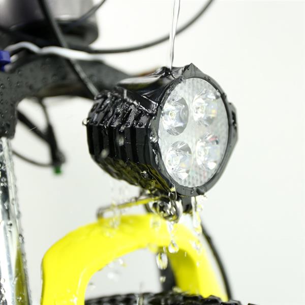 Grote foto elektrische fiets led koplamp 12w met claxon fietsen en brommers elektrische fietsen