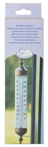 Grote foto kozijnthermometer raamthermometer thermometer voor raam th70 tuin en terras tuindecoratie