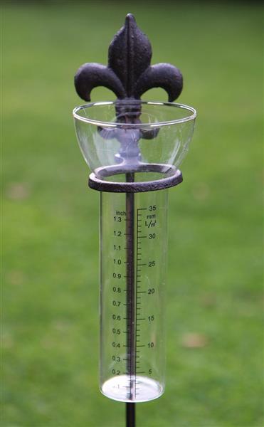 Grote foto regenmeter franse lelie gietijzer rm151 tuin en terras tuindecoratie