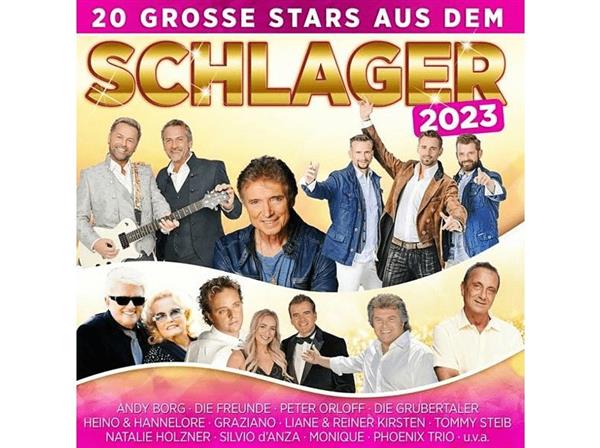 Grote foto mcp 20 grosse stars aus dem schlager 2023 cd muziek en instrumenten cds minidisks cassettes