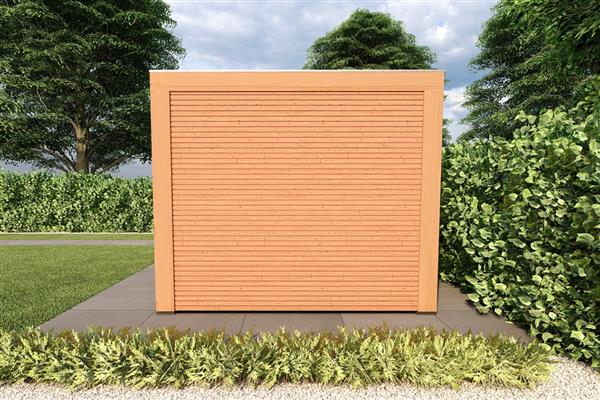 Grote foto overkapping slim serie 5 douglas design 500 x 400 cm tuin en terras tuinhuisjes en blokhutten