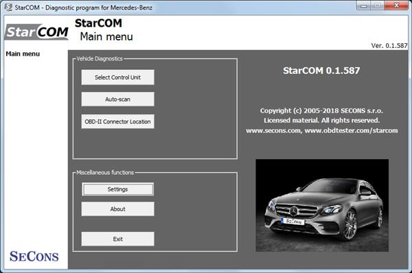 Grote foto mercedes benz smart diagnose interface starcom auto onderdelen auto gereedschap
