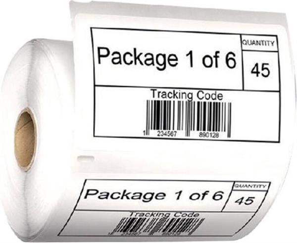 Grote foto dymo originele labelwriter verzendlabels voor hoge capaciteit 59 mm x 102 mm 2 rollen eenvoudig zakelijke goederen kantoorartikelen