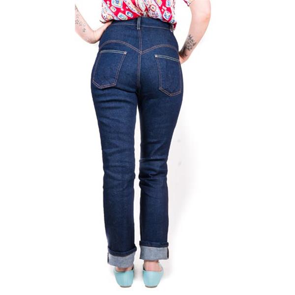 Grote foto lady k loves classic jeans. kleding dames broeken en pantalons