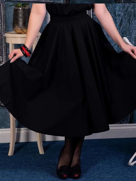 Grote foto what katie did felicity skirt black in medium. kleding dames jurken en rokken