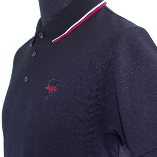 Grote foto warrior clothing twin tipped polo black with white red trim. kleding heren t shirts