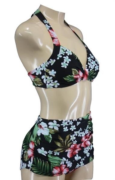 Grote foto aloha beachwear 50 bikini in hibiscus. kleding dames badmode en zwemkleding