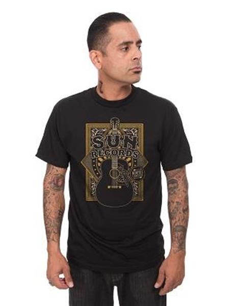 Grote foto steady sun crescent mens tee black in small. kleding heren t shirts