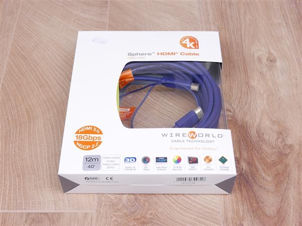 Grote foto wireworld sphere hdmi 2.0 18 gbps ultrahd 4k superior 3d digital audio cable 12 0 metre new audio tv en foto onderdelen en accessoires