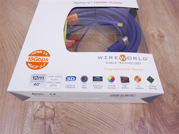 Grote foto wireworld sphere hdmi 2.0 18 gbps ultrahd 4k superior 3d digital audio cable 12 0 metre new audio tv en foto onderdelen en accessoires