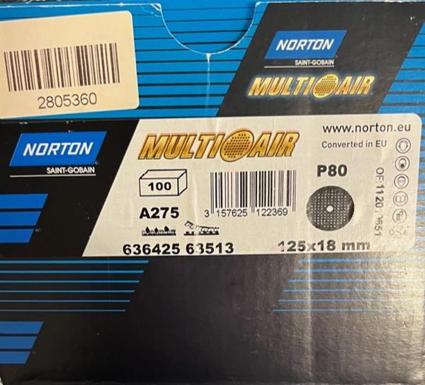 Grote foto norton schuurschijven norton multi air a275 100st doe het zelf en verbouw gereedschappen en machines