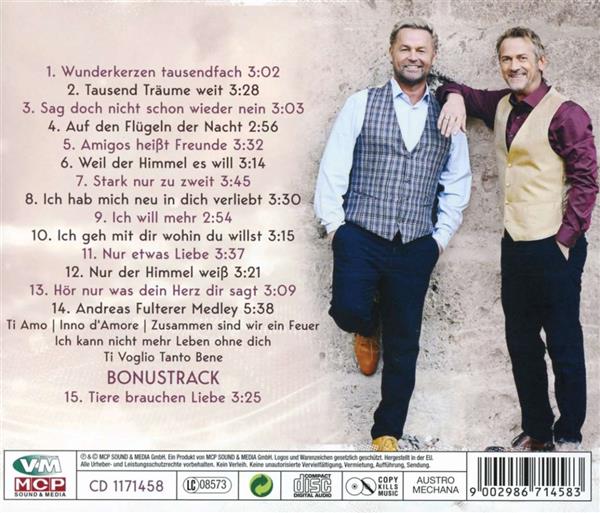 Grote foto mcp die freunde stark nur zu zweit cd muziek en instrumenten cds minidisks cassettes