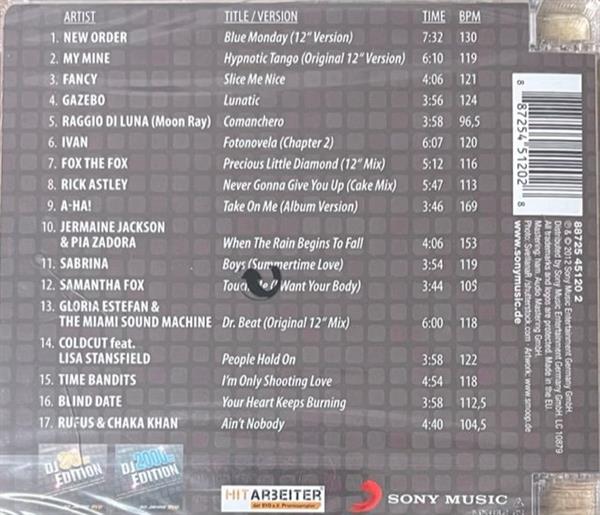 Grote foto sony music various dj 80er edition cd muziek en instrumenten cds minidisks cassettes
