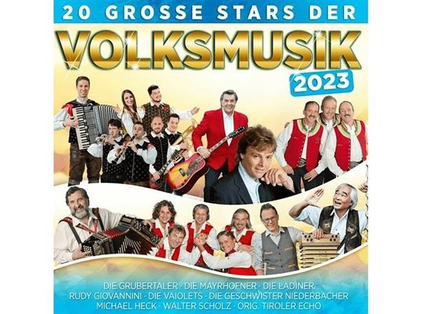 Grote foto mcp 20 grosse stars der volksmusik 2023 cd muziek en instrumenten cds minidisks cassettes