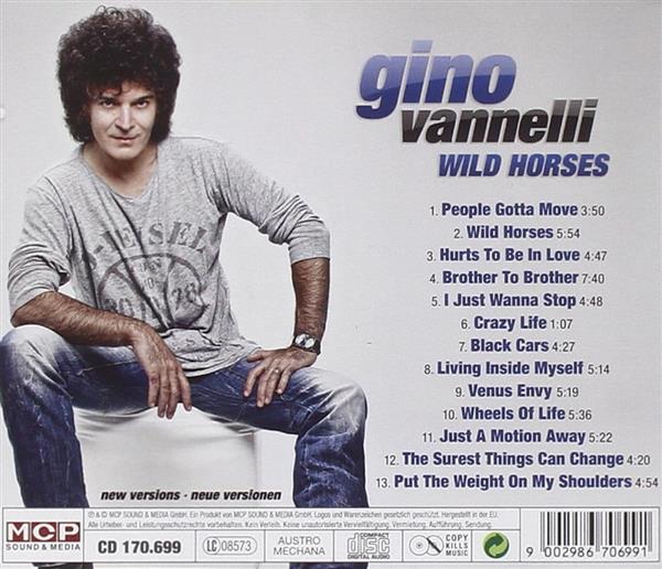 Grote foto gino vannelli wild horses cd muziek en instrumenten cds minidisks cassettes
