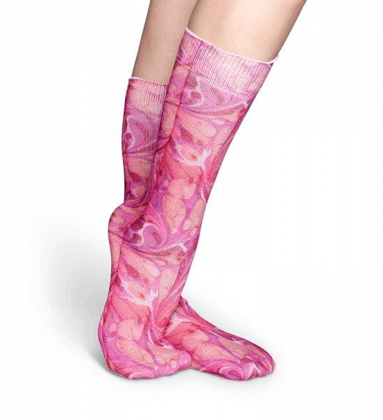 Grote foto happy socks specials marble pink one size doe het zelf en verbouw gereedschappen en machines