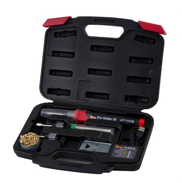 Grote foto oplaadbare soldeerset auto onderdelen auto gereedschap