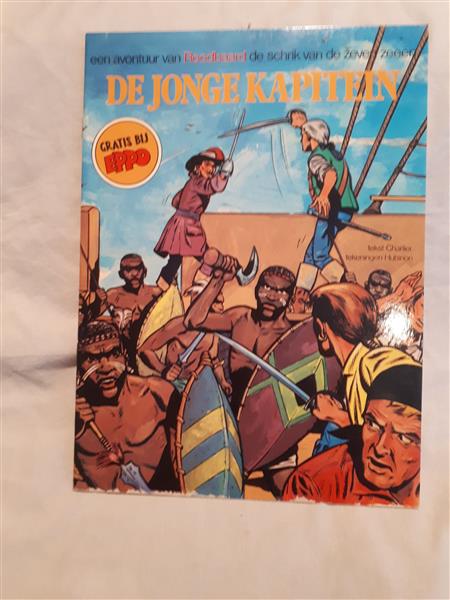 Grote foto afgeprijsd. roodbaard. eppo reclame. de jonge kapitein. 1e druk. nieuwstaat. boeken stripboeken