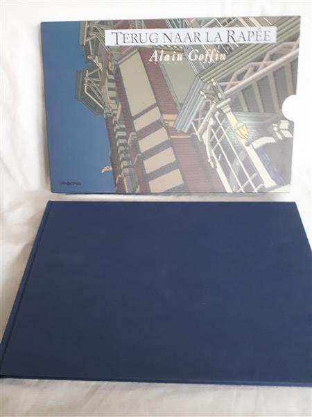 Grote foto afgeprijsd. alain goffin. terug naar la rap e. luxe hc in schuifdoos uitgave van arboris. 1e druk 1 boeken stripboeken