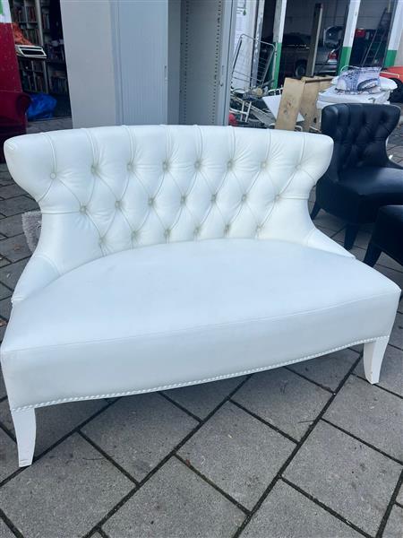 Grote foto piet boon designer loveseat witte designbank antiek en kunst stoelen en banken