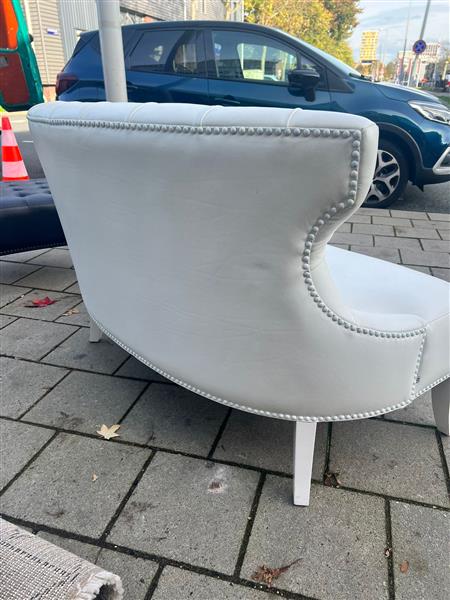 Grote foto piet boon designer loveseat witte designbank antiek en kunst stoelen en banken