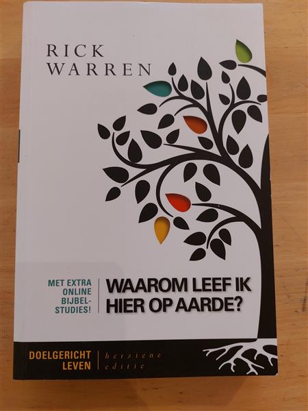 Grote foto waarom leef ik hier op aarde rick warren boeken overige boeken