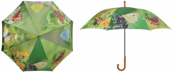 Grote foto paraplu vlinder tp211 kleding dames sieraden