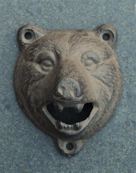 Grote foto flesopener beer gietijzer schroefbaar tt205 verzamelen overige verzamelingen