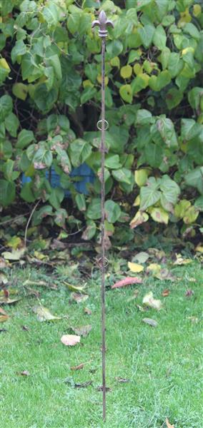 Grote foto plantensteun franse lelie met 2 ogen 125 cm. py25f tuin en terras overige tuin en terras