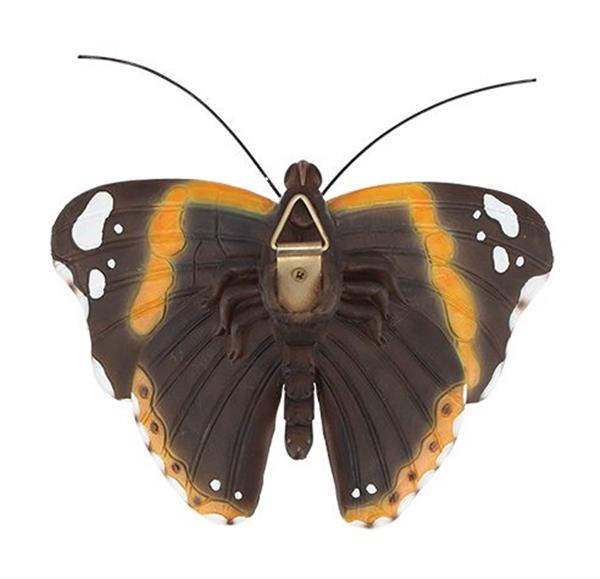 Grote foto vlinder muurvlinder polyresin oranje bruin wit verzamelen overige verzamelingen