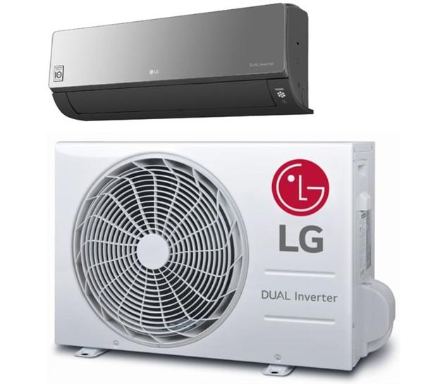 Grote foto lg ac12bk airco r32 3 5kw wifi black mirror set met wifi auto onderdelen overige auto onderdelen