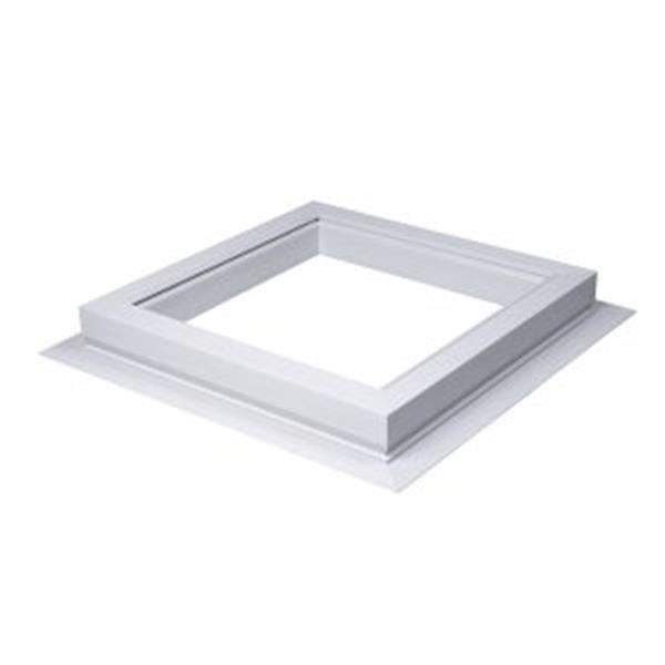 Grote foto fakro xrd opstand voor verhoging fakro platdakraam of lichtkoepel doe het zelf en verbouw glas en ramen